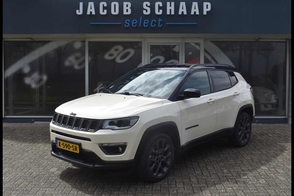 Jeep Compass 4xe 240 Plug-in Hybrid Electric S / Blind spot / Afn. Trekhaak / El. klep / Stoel- & stuurverwarming / 19"