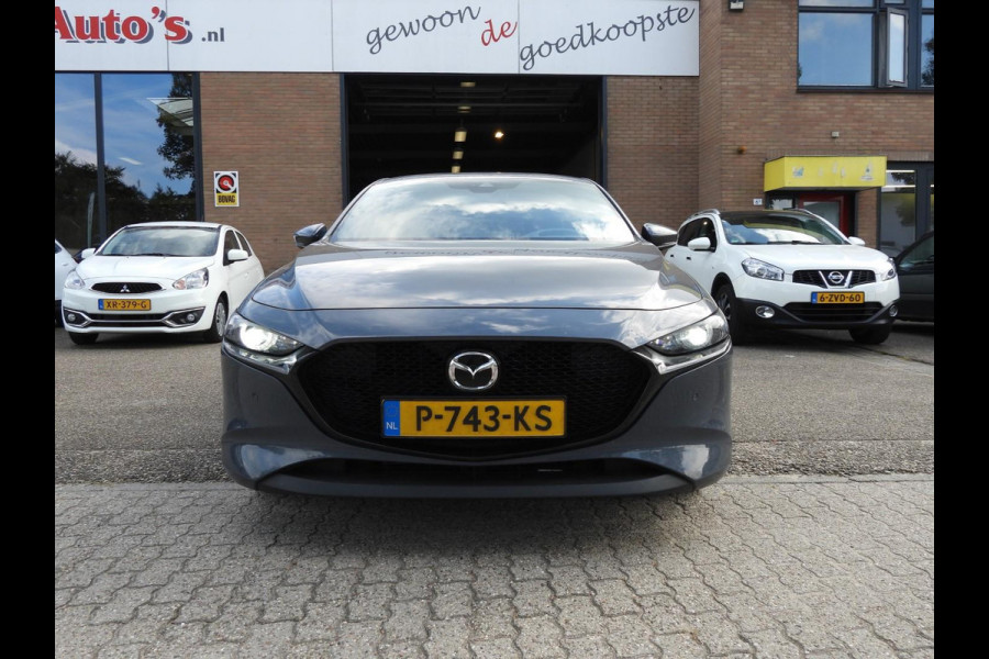 Mazda 3 2.0 e-SkyActiv-G M Hybrid 122 Luxury NAVI/LEER/BOSE/HEAD-UP/18"LMV!