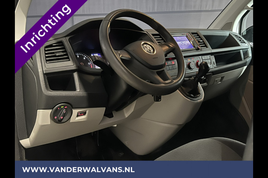 Volkswagen Transporter 2.0 TDI L2H1 inrichting Euro6 Airco | Camera | Navigatie | Apple Carplay Trekhaak, Android Auto, Cruisecontrol, Achterklep