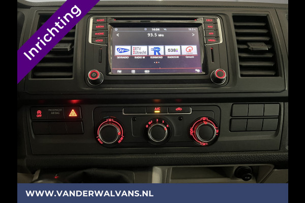 Volkswagen Transporter 2.0 TDI L2H1 inrichting Euro6 Airco | Camera | Navigatie | Apple Carplay Trekhaak, Android Auto, Cruisecontrol, Achterklep