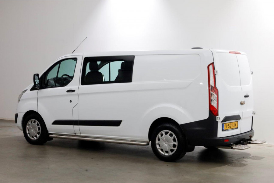 Ford Transit Custom 2.0 TDCI 130pk E6 L2H1 Trend D.C. Airco/Inrichting/230V Trekhaak 2800kg 11-2017