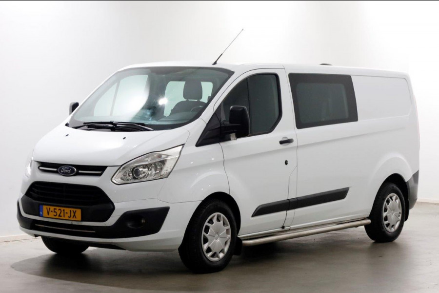 Ford Transit Custom 2.0 TDCI 130pk E6 L2H1 Trend D.C. Airco/Inrichting/230V Trekhaak 2800kg 11-2017