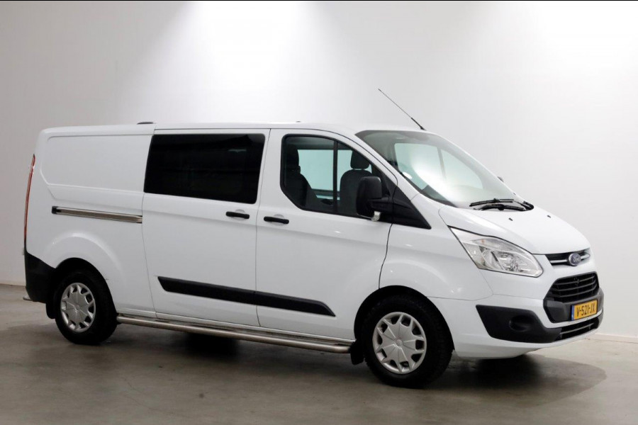 Ford Transit Custom 2.0 TDCI 130pk E6 L2H1 Trend D.C. Airco/Inrichting/230V Trekhaak 2800kg 11-2017