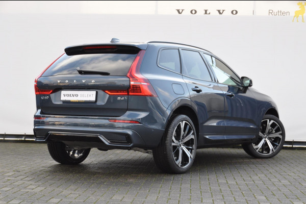 Volvo XC60 B4 197PK Automaat R-Design /Google infotaimentsysteem / Stoel en stuurverwarming/ Elektrische achterklep/ Keyless entry/Adaptieve koplampen/ Parkeersensoren met 360 Camera/ Adaptieve cruise control/ Elektrische stoel met geheugen/ Apple CarPlay