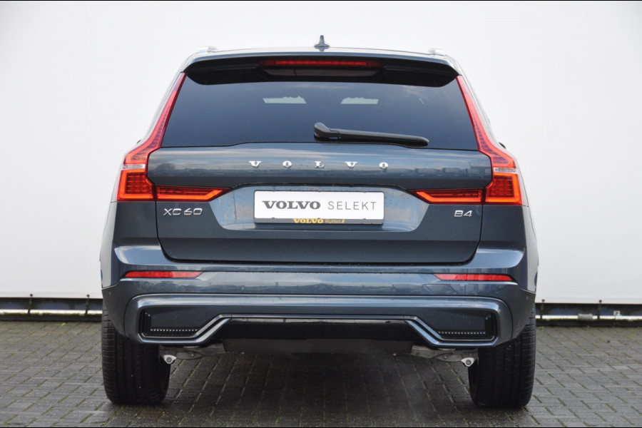 Volvo XC60 B4 197PK Automaat R-Design /Google infotaimentsysteem / Stoel en stuurverwarming/ Elektrische achterklep/ Keyless entry/Adaptieve koplampen/ Parkeersensoren met 360 Camera/ Adaptieve cruise control/ Elektrische stoel met geheugen/ Apple CarPlay