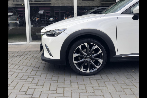 Mazda CX-3 2.0 SKYACTIV-G GT-Luxury Automaat | Trekhaak, Leer, Dodehoekherkenning, Keyless, 18inch, Head up display, Stoelverwarming