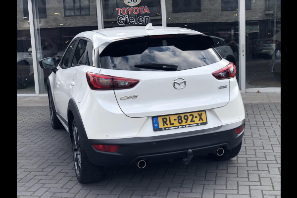 Mazda CX-3 2.0 SKYACTIV-G GT-Luxury Automaat | Trekhaak, Leer, Dodehoekherkenning, Keyless, 18inch, Head up display, Stoelverwarming