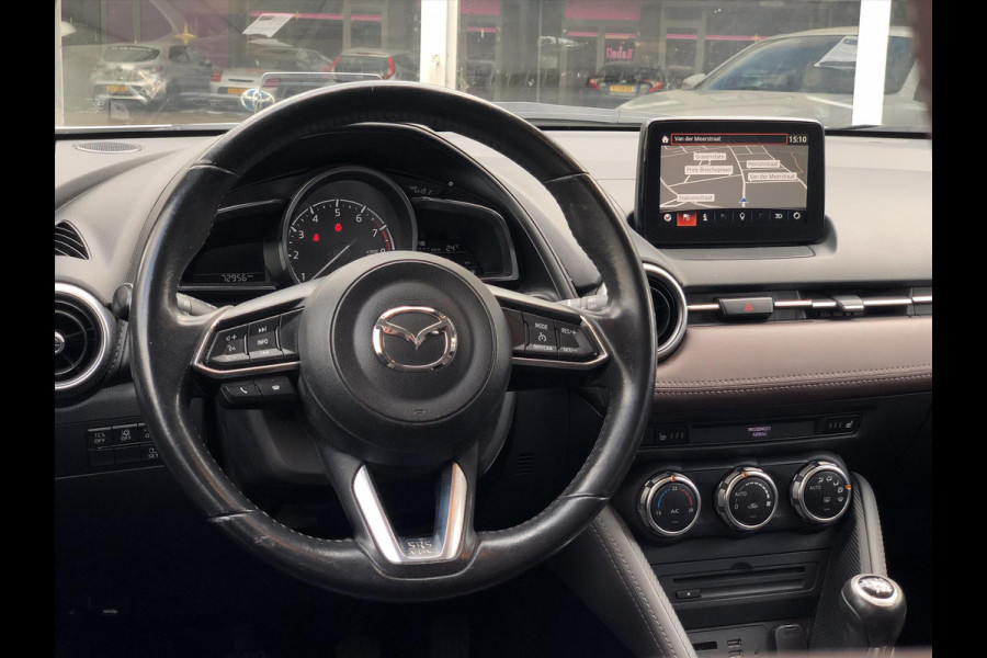 Mazda CX-3 2.0 SKYACTIV-G GT-Luxury Automaat | Trekhaak, Leer, Dodehoekherkenning, Keyless, 18inch, Head up display, Stoelverwarming