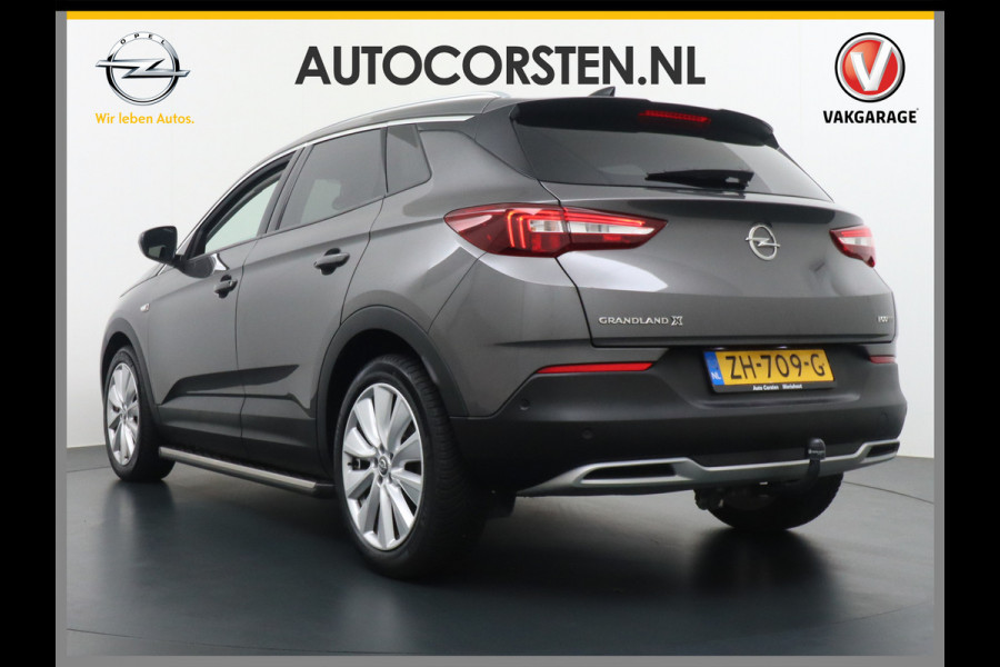 Opel Grandland X T131PK Apple Carplay Android Auto PDC Navi AGR Keyless 19" DAB+ ECC Bluetooth 1/2 Leer Privacy Glas LMV Regen-Licht Sensor Cruis Leder-Stw Elec-ramen en Spiegels Business Executive 100% Dealer Onderhouden, laatste beurt bij 83.058km gehad Orig.NLse auto