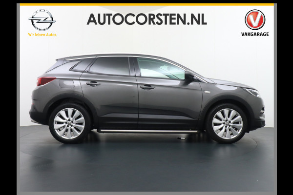 Opel Grandland X T131PK Apple Carplay Android Auto PDC Navi AGR Keyless 19" DAB+ ECC Bluetooth 1/2 Leer Privacy Glas LMV Regen-Licht Sensor Cruis Leder-Stw Elec-ramen en Spiegels Business Executive 100% Dealer Onderhouden, laatste beurt bij 83.058km gehad Orig.NLse auto