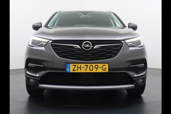 Opel Grandland X T131PK Apple Carplay Android Auto PDC Navi AGR Keyless 19" DAB+ ECC Bluetooth 1/2 Leer Privacy Glas LMV Regen-Licht Sensor Cruis Leder-Stw Elec-ramen en Spiegels Business Executive 100% Dealer Onderhouden, laatste beurt bij 83.058km gehad Orig.NLse auto