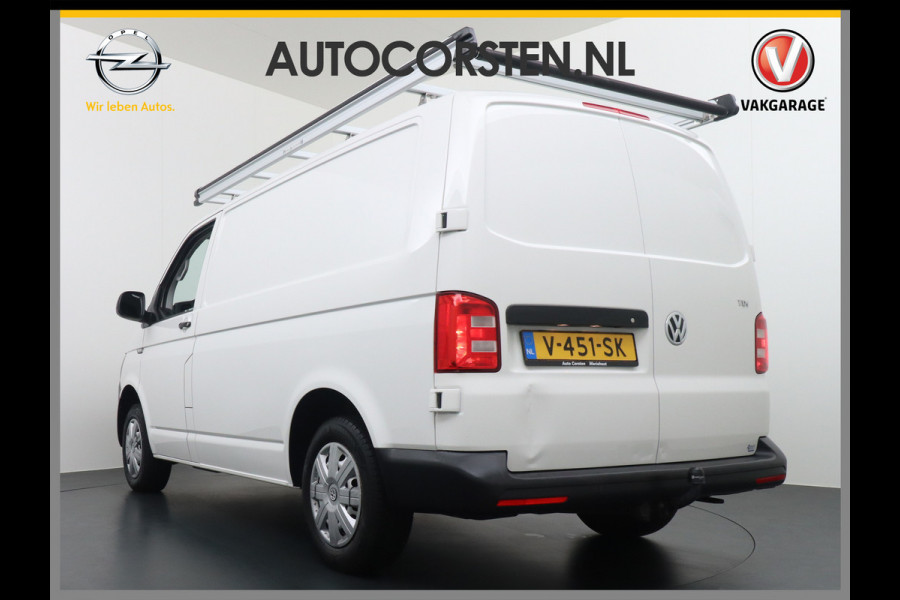 Volkswagen Transporter 2.0TDI L1H1 Airco Trekhaak Bluetooth PDC Schuifdeur Euro 6 Betonplex 3-Zits Imperiaal Comfortline