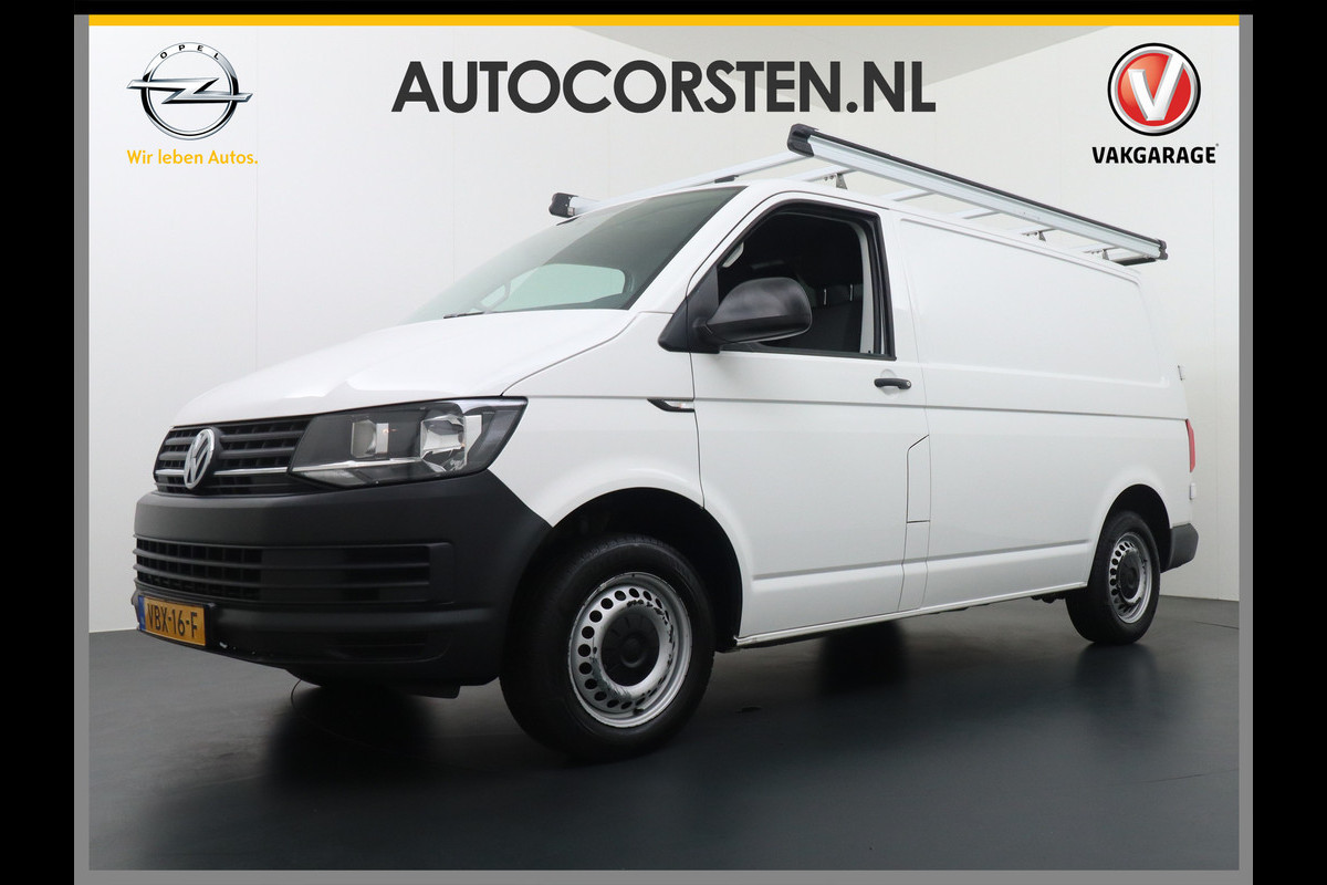 Volkswagen Transporter 2.0TDI L1H1 Airco Trekhaak Bluetooth PDC Cruise Control Schuifdeur Euro 6 Betonplex 3-Zits Imperiaal Comfortline