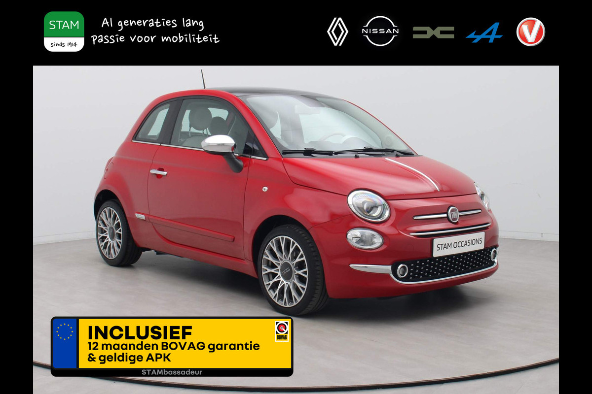 Fiat 500 80pk TwinAir Turbo Lounge Airco | Navi | Panoramadak