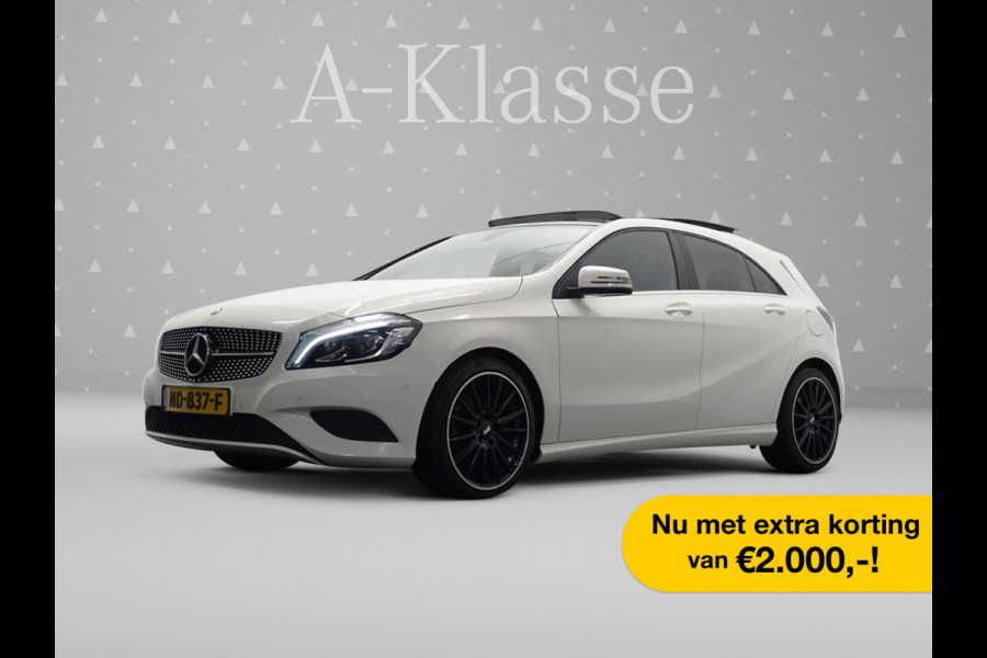 Mercedes-Benz A-Klasse 180 d AMG Night Edition Aut- Panodak I Xenon Led I  Sfeerverlichting I  Dynamic Select I  Clima