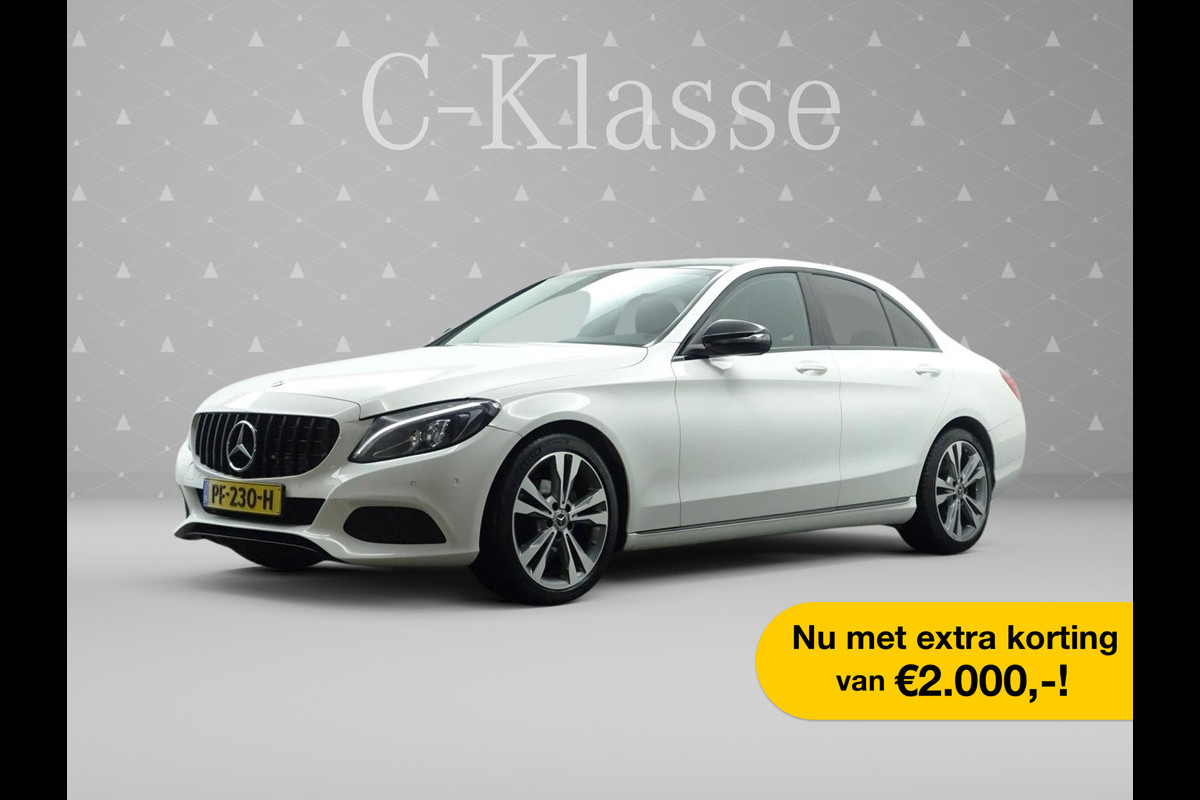 Mercedes-Benz C-Klasse 180 AMG Night Edition 9G Aut- Hleer I Burmester I Camera I LMV I Stoelverwarming