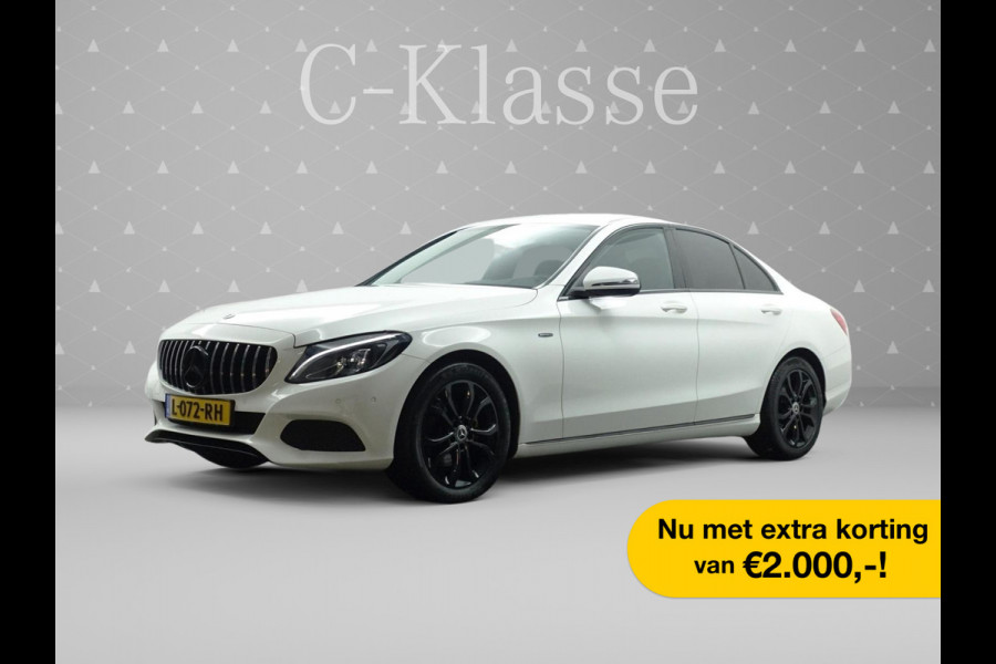 Mercedes-Benz C-Klasse 180 157PK AMG Night Edition Aut- Xenon Led I Burmester I Stoelverwarming I Camera I Dynamic Select