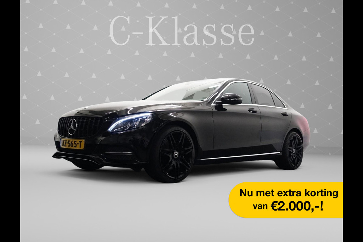 Mercedes-Benz C-Klasse 350 e Amg Prestige Aut- INCL BTW I Xenon Led I Sport Leder I Burmester I Camera I Stoelverwarming I Standkachel