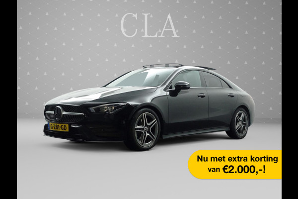 Mercedes-Benz CLA-Klasse 180 AMG Night Edition Aut- Panodak I Xenon Led I Park Assist I Navi I Sport Interieur I Dynamic Select