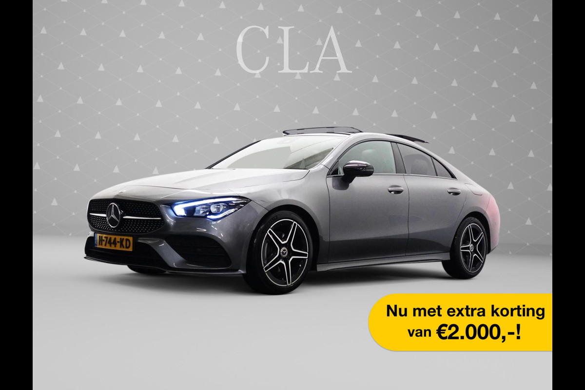 Mercedes-Benz CLA-Klasse AMG Night Ed Autom- Panodak I Xenon Led I Widescreen I Leer I Stoelverw