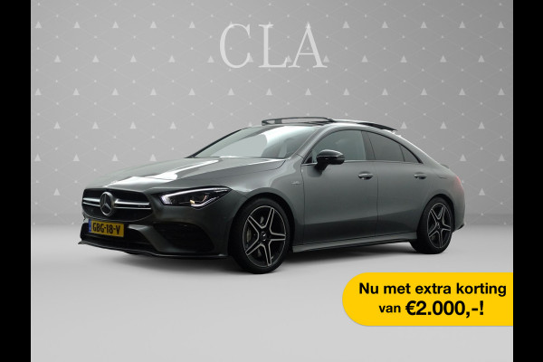 Mercedes-Benz CLA-Klasse AMG 35 4MATIC Premium Plus Aut- Panodak I  Sfeerverlichting I  Camera I  Stoelverwarming I  Dynamic+