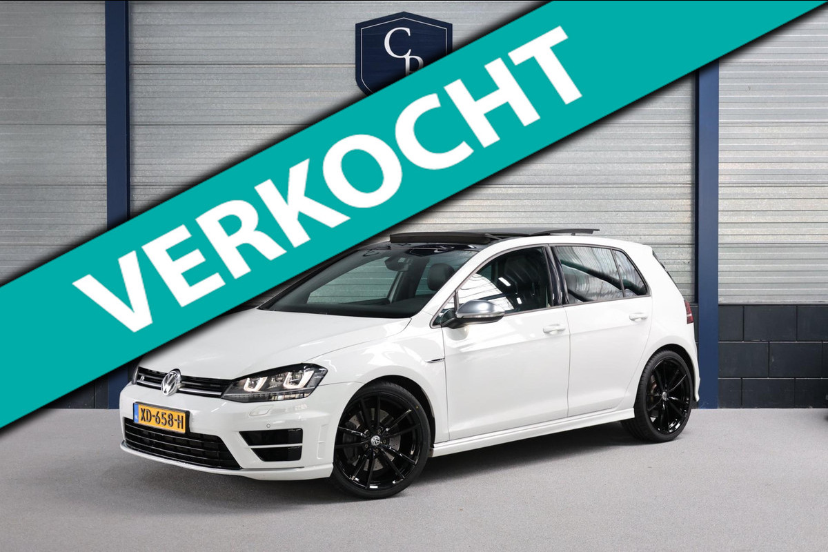 Volkswagen Golf 2.0 TSI R 4Motion LED/PANORAMADAK/LEER+S.VERWARMING/CAM/19" LMV/CRUISE/ECC/12 MDN GARANTIE!