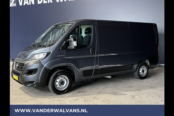 Fiat Ducato 2.3 MultiJet 120pk L2H1 inrichting Euro6 Airco | Navigatie | Camera | 2500kg Trekhaak Cruisecontrol, Bijrijdersbank