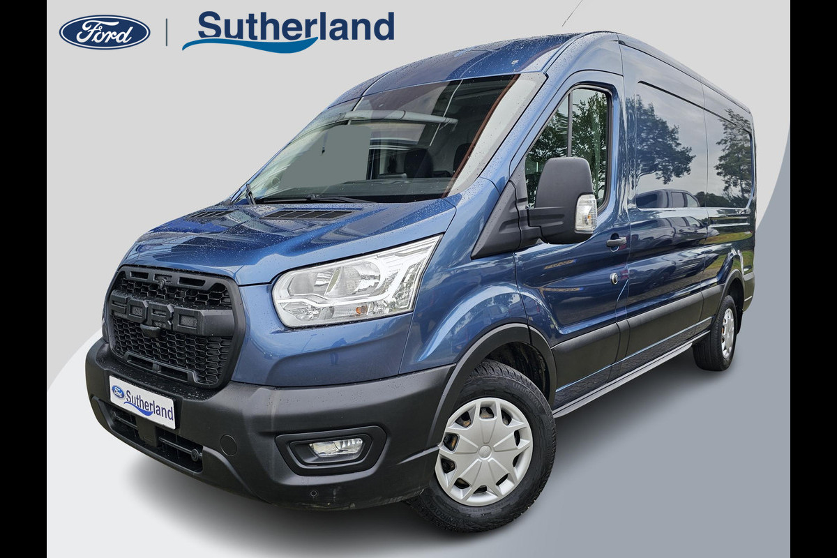 Ford Transit 350 2.0 TDCI L2H2 DC Trend 170 pk Automaat | Navigatie | Trekhaak | Camera achter | Cruise control | Spiegels elek. inklapbaar | PDC v+a | Voorruitverwarming etc.