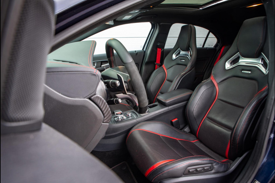 Mercedes-Benz A-Klasse AMG 45 4MATIC Aeropack Panoramadak Schaalstoelen Adapt. Cruise Keyless