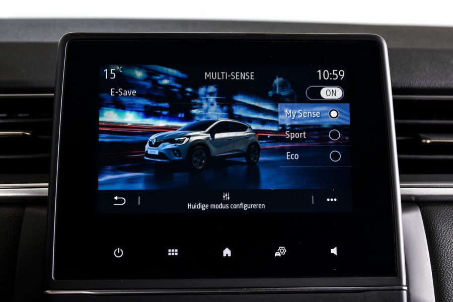 Renault Captur 1.6 E-Tech Hybrid 145 PK techno - Automaat | Dig. Cockpit | Cruise | Stoelverwarming | Camera | PDC | NAV + App Connect | ECC | LM 17'' | 0820
