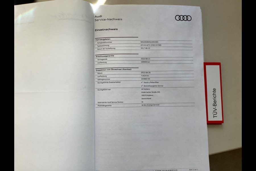 Audi A3 Limousine 1.5 TFSI CoD Sport Garantie Virtueel ACC Xenon Navi Keyless Clima Rijklaa