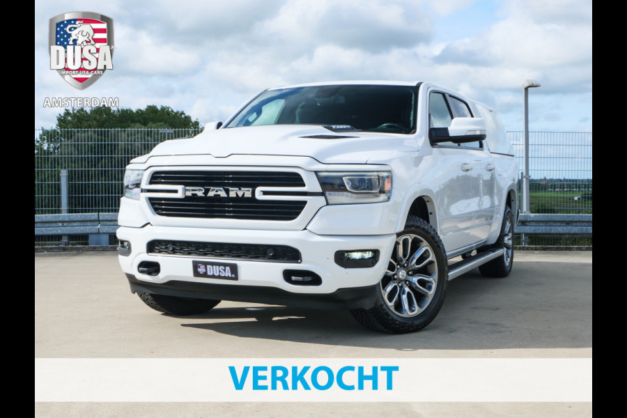 Dodge Ram 1500 | Laramie Sport | 5.7 V8 | 4x4 | Crew Cab | Huif | LPG | Luchtvering Nieuw Binnen!