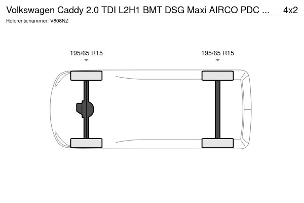 Volkswagen Caddy 2.0 TDI L2H1 BMT DSG Maxi AIRCO PDC AUTOMAAT