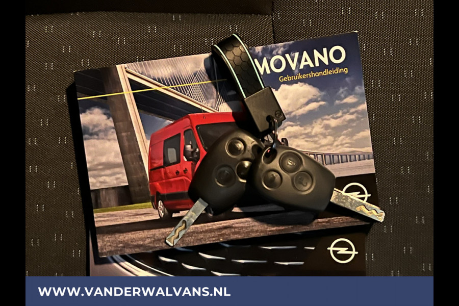 Opel Movano 2.3 CDTI L2H2 Euro6 Airco | Navigatie | Cruisecontrol | Parkeersensoren Bijrijdersbank, 2500kg trekvermogen