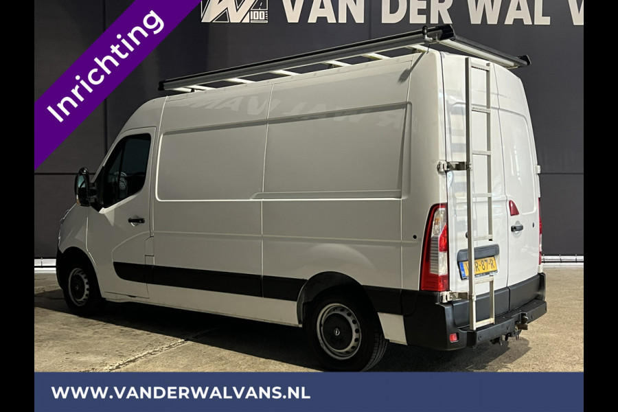 Opel Movano 2.3 CDTI 146pk L2H2 inrichting Euro6 Airco | Imperiaal | Omvormer | Camera | 2500kg Trekhaak Navigatie, Cruisecontrol, Parkeersensoren, Bijrijdersbank