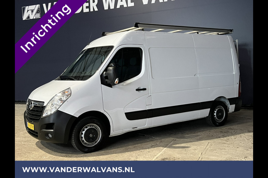 Opel Movano 2.3 CDTI 146pk L2H2 inrichting Euro6 Airco | Imperiaal | Omvormer | Camera 2500kg Trekhaak, Navigatie, Cruisecontrol, Parkeersensoren, Bijrijdersbank