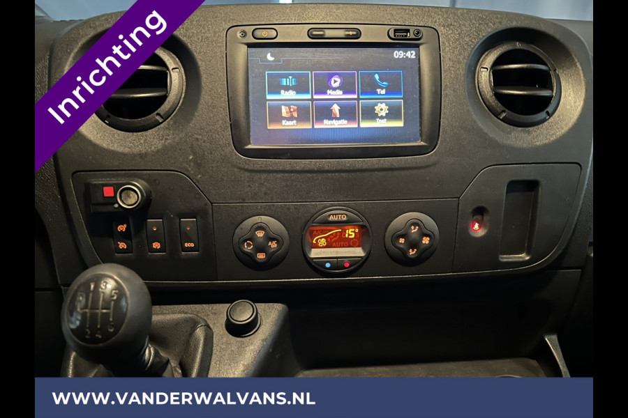 Opel Movano 2.3 CDTI 146pk L2H2 inrichting Euro6 Airco | Imperiaal | Omvormer | Camera | 2500kg Trekhaak Navigatie, Cruisecontrol, Parkeersensoren, Bijrijdersbank