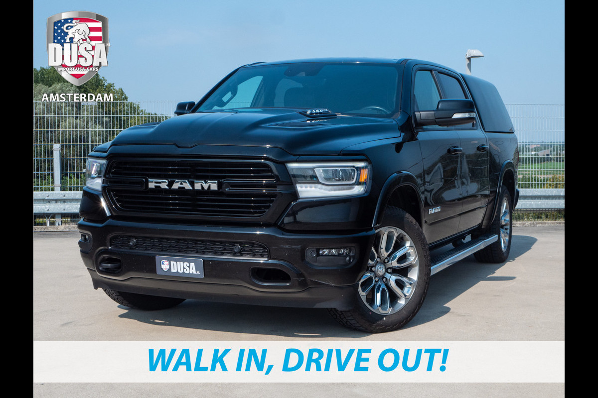 Dodge Ram 1500 Laramie Sport | 5.7 V8 | 4x4 | Crew Cab | Huif | LPG | Luchtvering Nieuw Binnen!