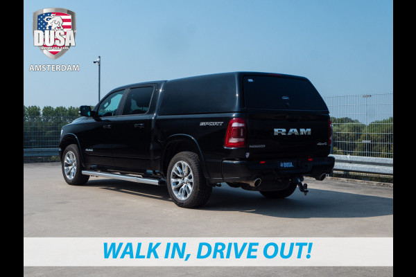 Dodge Ram 1500 Laramie Sport | 5.7 V8 | 4x4 | Crew Cab | Huif | LPG | Luchtvering Nieuw Binnen!