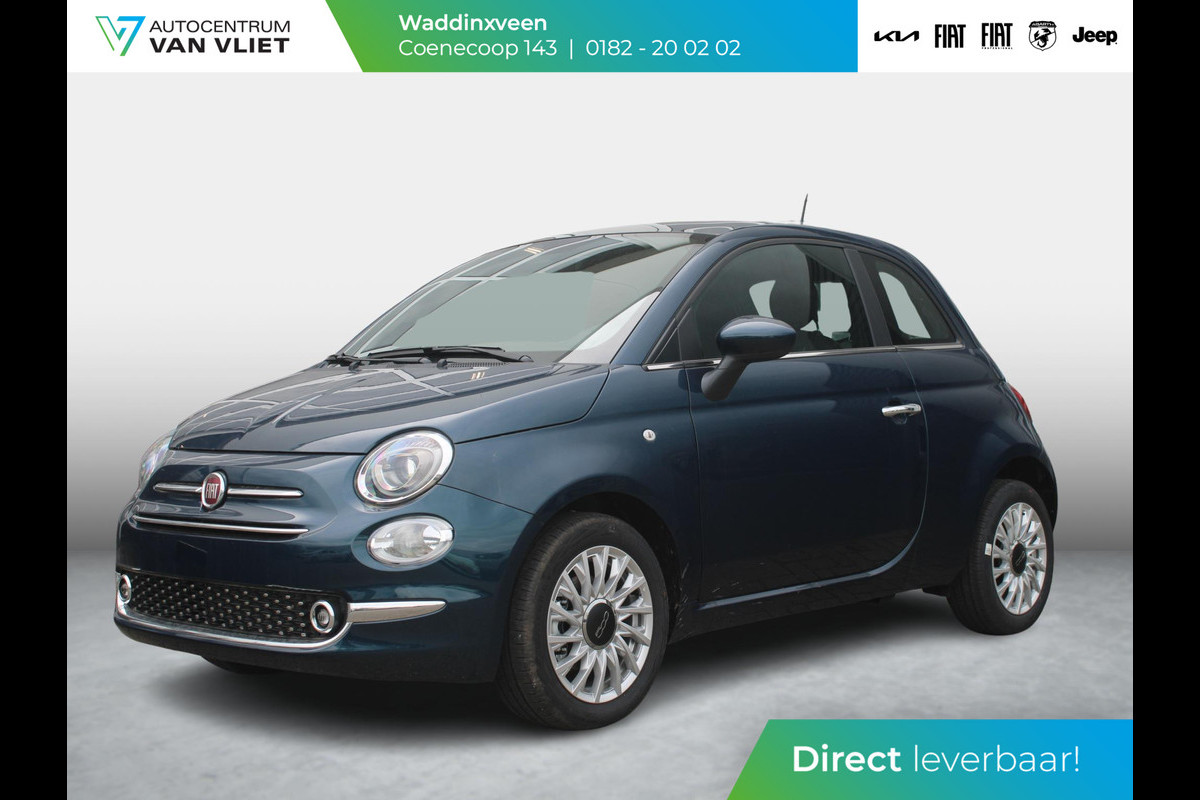 Fiat 500 Hybrid Dolcevita Finale | Airco | Cruise | 15" | Pan. dak | PDC | Apple Carplay