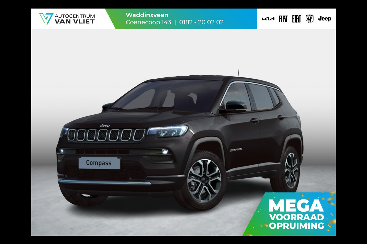 Jeep Compass 1.5T e-Hybrid Altitude | Navi | Clima | Camera | BSM | Apple Carplay | Winter Pack | Beschikbaar in overleg