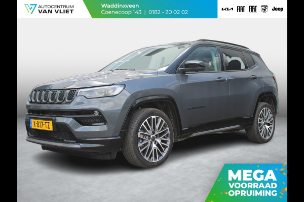 Jeep Compass 4xe 240 Plug-in Hybrid Electric Summit | Schuif/Kanteldak | Leder | Winter Pack | 19" | Apple Carplay