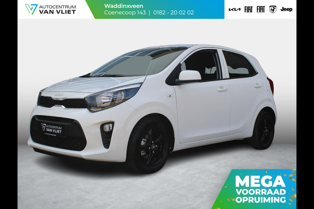 Kia Picanto 1.0 DPi BlackLine | Uit voorraad leverbaar | 5-Pers. | Airco | Cruise | Bluetooth | Priv Glass | Black Gloss Velgen