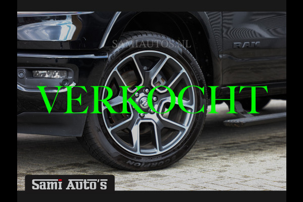 Dodge Ram 1500 SPORT BLACK APPEARANCE | 5.7 V8 HEMI 402PK | GROOT SCHEM | LUCHTVERING A | PANODAK | DUBBELE CABINE | DC | 5 PERSOONS | 4X4 | PICK UP GRIJSKENTEKEN |