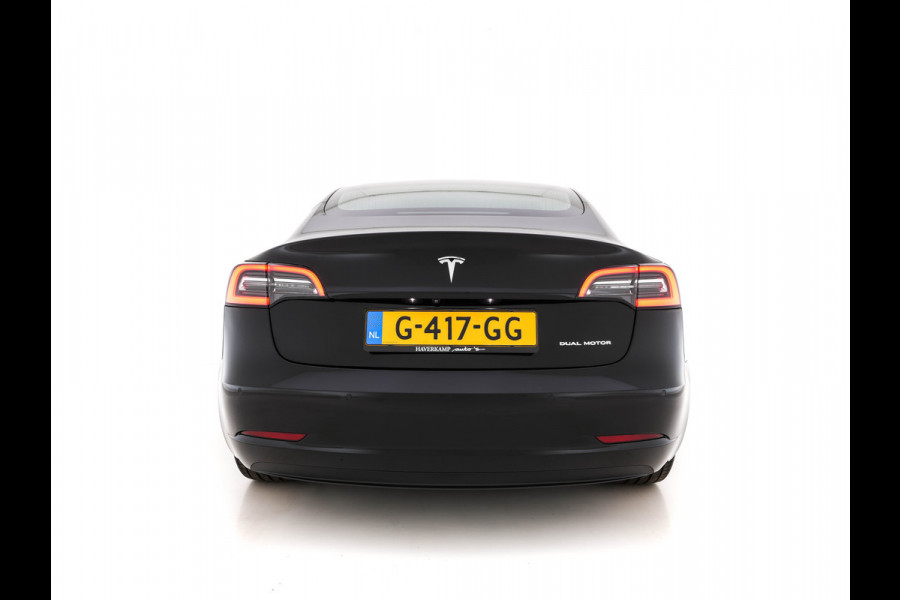 Tesla Model 3 Long Range AWD 75 kWh [ 3-Fase ] (INCL-BTW) Aut. *PANO | AUTO-PILOT | NAPPA-LEATHER | KEYLESS | FULL-LED | MEMORY-PACK | SURROUND-VIEW | DAB | APP-CONNECT | VIRTUAL-COCKPIT | LANE-ASSIST | COMFORT-SEATS | 19"ALU*