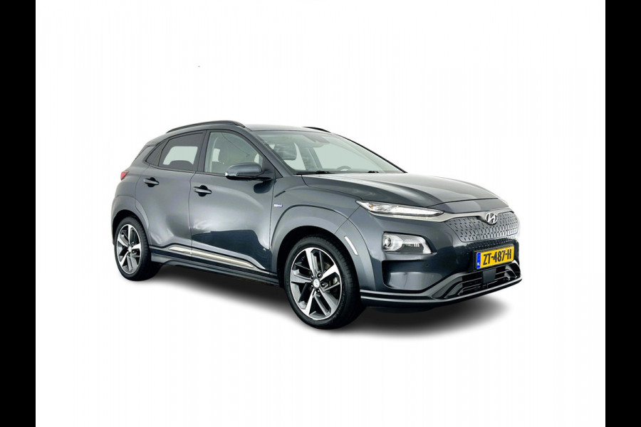 Hyundai Kona EV Premium 64 kWh (INCL-BTW) *FULL-LEATHER | HEAD-UP | FULL-LED | NAVI-FULLMAP | DAB | ADAPTIVE-CRUISE | KRELL-AUDIO | KEYLESS | CAMERA | BLIND-SPOT | LANE-ASSIST | VIRTUAL-COCKPIT | TOWBAR | COMFORT-SEATS | 1