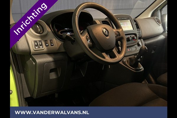 Renault Trafic 1.6 dCi L2H1 inrichting Euro6 Airco | Navigatie | Imperiaal | Trekhaak cruisecontrol, parkeersensoren, bijrijdersbank