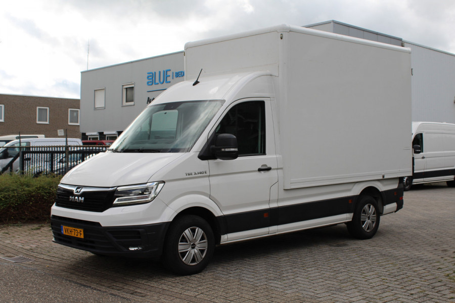 MAN E-TGE ETGE 3.140 ATHLET Automaat Bakwagen Meubelbak ✓ airco ✓ navigatie ✓ cruise control ✓ Led ✓ Koffer