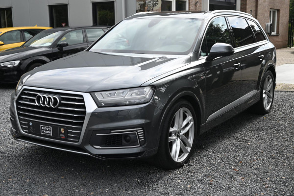 Audi Q7 3.0 TDI e-tron S-LINE QUATTRO, 21" RS Velgen, Luchtvering, Trekhaak, Leder, Bose audio