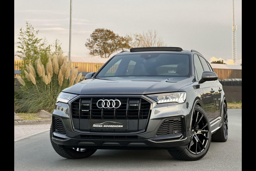 Audi Q7 55 TFSI e quattro S-Line Plus Panoramadak|Matrix Laser|Camera 360°|Keyless|Luchtvering|Sport stoelen|DAB+